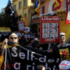 Manifestación independentista en Colliure (Francia), este domingo.-EFE / BALLESTEROS