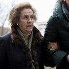 La expresidenta del Rayo Vallecano Teresa Rivera a su llegada a la Audiencia Provincial de Madrid.-MARISCAL (EFE)