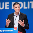 Sánchez, en el congreso del SPD-CLEMENS BILAN / EFE
