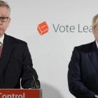 Michael Gove (izquierda) y Boris Johnson durante la pasada campaña.-AFP / STEFAN ROUSSEAU