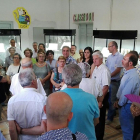 Un momento de la visita que ayer acogieron las antiguas bodegas.-G. G.