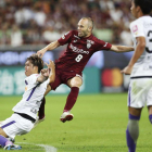 Andrés Iniesta, en su último partido con el Vissel Kobe.-TAKUMI SATO (AP)