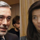 Los jueces Enrique López y Concepción Espejel.-