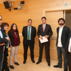 Los miembros de la comisión de investigación del Hospital de Burgos.-ICAL