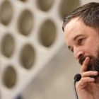 El presidente de Vox, Santiago Abascal.-JOSE LUIS ROCA