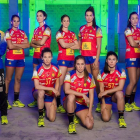 Las guerreras posan en formación antes del debut en el Mundial.-