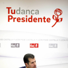 El candidato del PSOE a la Presidencia de la Junta, Luis Tudanca-Ical