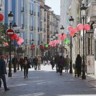 La calle Laín Calvo adornada para una edición anterior de BurgoStock. ECB