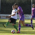 Lance del encuentro celebrado ayer en Villarcayo.-@REALRACINGCLUB