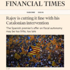 Imagen del artículo de David Gardner publicado en el 'Financial Times'.-