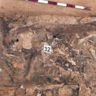 Los huesos atribuidos a Cervantes están con los de otros 16 cadáveres.-Foto: AP/ DANIEL OCHOA