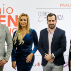 Christian Queipo, Marta González Barbero, Rodrigo Quevedo y Marta González Fuente, en la gala del Premio Joven Empresario 2022. SANTI OTERO