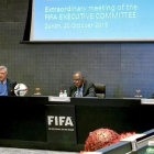 Reunión del comité ejecutivo de la FIFA, este martes en Zúrich.-AFP
