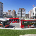 La plaza España tendrá líneas con salida frecuente a  la Universidad, al Hospital Universitario y a la estación de ferrocarril.-ISRAEL L. MURILLO