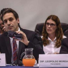 El juez aregtino Alejo Ramos Padilla, presentado pruebas de la red de espionaje.-TÉLAM