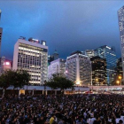 Protesta este viernes en el Distrito Central de Hong Kong.-AFP / LAUREL CHOR