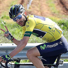 Carlos Barbero durante la disputa de la última etapa de la Vuelta al Alentejo.-MOVISTARTEAM.COM