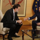 Reunión entre Mariano Rajoy y Albert Rivera en el Congreso de los Diputados.-AGUSTÍN CATALÁN