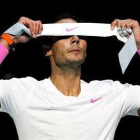 Rafa Nadal, en su partido contra el ruso Daniil Medvedev, el miércoles.-EFE / WILL OLIVER