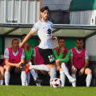 Andrés, durante un partido de la pasada campaña.-ECB