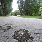 Estado de abandono actual del parque de la Cruz Roja-Israel L. Murillo