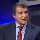 Joan Laporta, en el programa 'Efectivament'.-Foto: TV-3