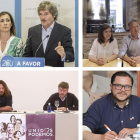 Los candidatos al Congreso y al Senado de PP, PSOE, Unidos Podemos y C's.-ECB