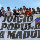 Protestas en Venezuela contra Nicolás Maduro-EFE/Cristian Hernández
