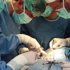 Operación quirúrgica en el Hospital Universitario.-R. OCHOA