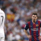 Lionel Messi y Cristiano Ronaldo durante el clásico del pasado octubre en el Bernabéu.-Foto: REUTERS / JUAN MEDINA