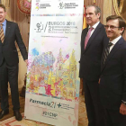 Los presidentes de los colegios de Farmacia con el alcalde.-RAÚL OCHOA