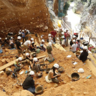 Los trabajos en Gran Dolina recuperán intensidad y excavadores para llegar a Antecessor. SANTI OTERO