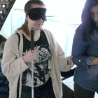 Un monitor experimenta la ausencia de visión en el curso.-ECB
