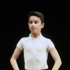 Pablo Bravo Grijalba, en el escenario de la Escuela de Danza.-Raúl Ochoa