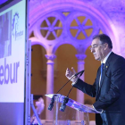 Miguel Ángel Benavente durante su intervención en el 40 anviersario de Femebur.-RAÚL G. OCHOA