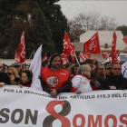 Manifestacion de apoyo a los 8 sindicalistas de Airbus en Madrid.-AGUSTIN CATALAN