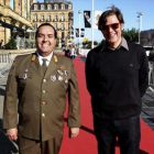 Alejandro Cao de Benós (izquierda) y Álvaro Longoria, en San Sebastián.-EFE / JUAN HERRERO