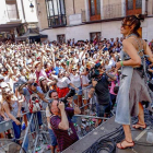 Cycle fue el primer grupo sorpresa en salir al escenario de la plaza del Trigo este año.-Rodrigo Mena-Sonorama Ribera