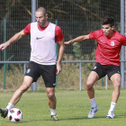 Diego Cervero realizó ayer su primera sesión de entrenamiento a las órdenes de José Manuel Mateo-Raúl G. Ochoa