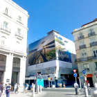 Cartel publicitario instalado en la Puerta del Sol de Madrid en el que la Junta de Castilla y León ha invertido 116.000 euros dentro de la campaña ‘Castilla y León, Inspira’.- E..M