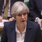 La primera ministra británica, Theresa May.-EFE