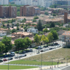 Vista de parcela donde Domusolco iba a construir un aparcamiento.-ISRAEL L. MURILLO
