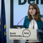 Marta Pascal, en la sede del PDECat.-/ JOAN PUIG