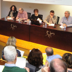 Un momento de la reunión celebrada esta tarde en el Colegio de Médicos.-ISRAEL L. MURILLO