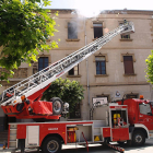Los bomberos mirandeses durante un simulacro en la localidad.-E. M.