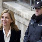 La infanta Cristina.-Foto: AFP