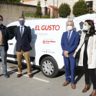 Ibercaja y Fundación Cajacírculo entregan a Cáritas de un vehículo acondicionado para el transporte de alimentos. ECB