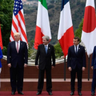Foto de los mandatarios del G7 en Taormina.-MIGUEL MEDINA