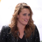 Mireia Belmonte ha hablado de sus próximos compromisos deportivos en una rueda de prensa celebrada en Madrid.-ATLAS