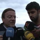El padre de Serena, una de las universitarias fallecidas en Freginals, atiende a los medios-